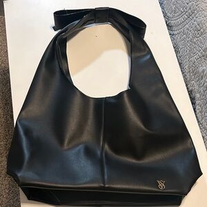 Victoria's Secret Sleek Black Hobo Bag